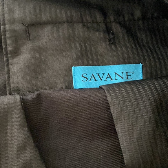 Men's SAVANE Dress Pants-Size 42 x 30 - Picture 3 of 6